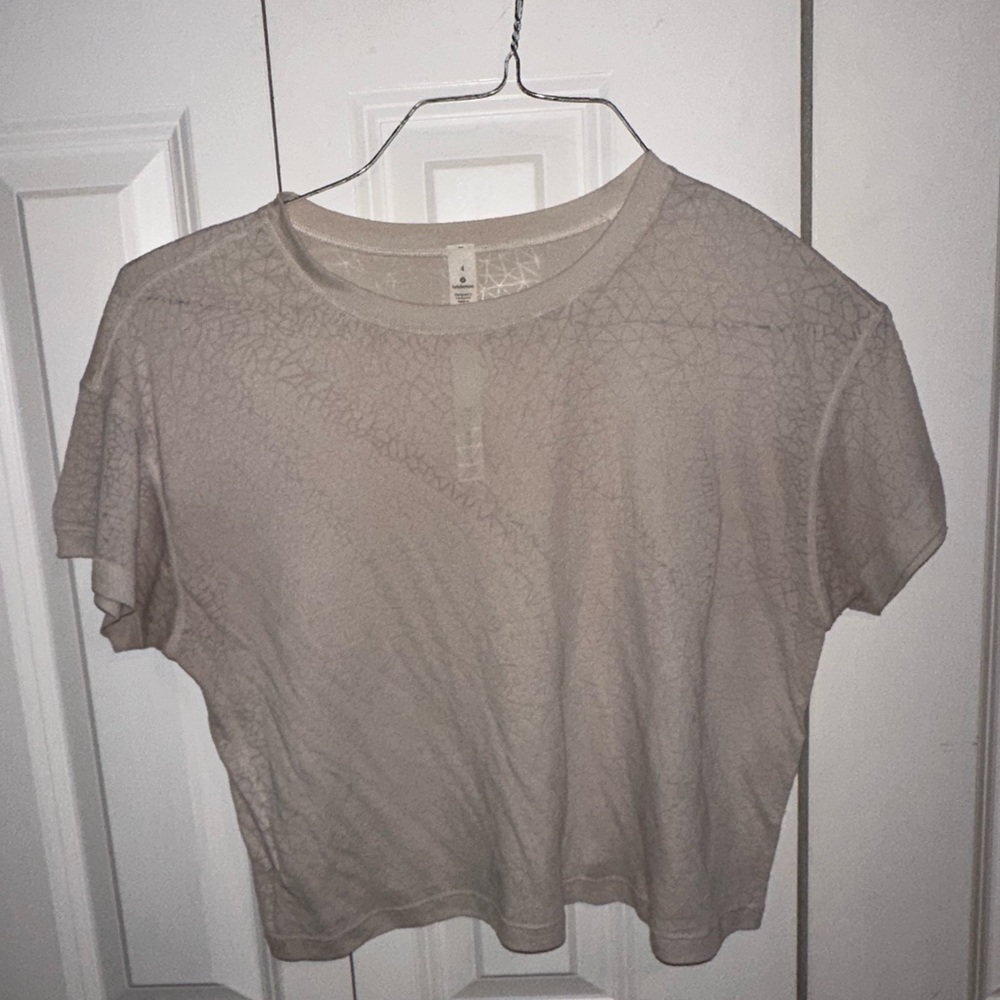 Lulu mesh cropped top